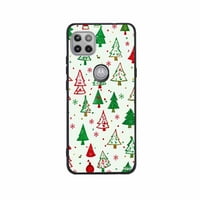 Kawaii-karácsonyfák telefon tok Motorola G 5G-hez Női férfiaknak Ajándékok, Puha szilikon stílusú Ütésálló-Kawaii-karácsonyfák