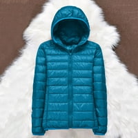 Női kabátok meleg könnyű kapucnis szélálló tél újrahasznosított szigeteléssel vékony rövid felsőruházati kabátok