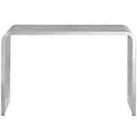 Modway cső rozsdamentes acél konzol asztal ezüst