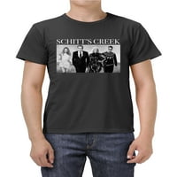 Schitt's Creek férfi és nagy férfi rövid ujjú grafikus póló