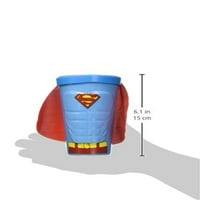 DC Comics Superman karakter Mellkas öntött kerámia Caped Pint