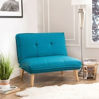 Devon és Claire Jayden Teal Fabric Convertible szék, réce