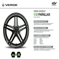 Verde Wheels - V Paralla Gloss Black Wheel