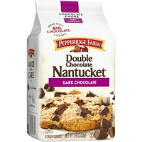 Pepperidge Farm Nantucket Ropogós Dupla Sötét Csokoládé Darab Cookie - K, 7. oz táska
