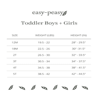 Easy-Peasy Baby és Kisgyermek fiúk géz rövidnadrágja, méretek 12m-5T