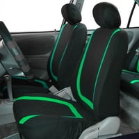 Csoportos egyedi lapos ruhával Affb032102Green zöld első szett autó ülés fedele légfrissítővel