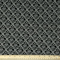 Waverly inspirációk pamut kacsa 45 fésűkagyló fekete precut varrószövet az udvaron