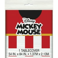 Mickey Mouse műanyag fél terítő, 54in