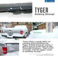 Tyger Auto t puha Tri-fold teherautó ágy Tonneau fedél kompatibilis 2004-Nissan Titan