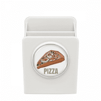 Szelet Pizza Olaszország Tengeri Ételek Íróasztal Ceruzatartó Csésze Toll Szervező