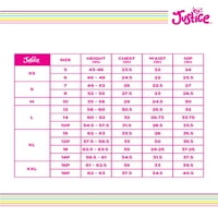 Justice Girls Core Destrocted Jean Legging, Méretek 6-14, Slim & Plus
