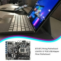 B ETH bányászati alaplap + G CPU + kapcsoló kábel + SATA kábel LGA PCIE USB MSATA DDR B USB BTC alaplap