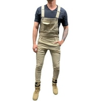 Simplmasygeni Clearance Férfi nadrág nadrág férfi zseb farmer Overall overall Streetwear Overall Harisnyatartó nadrág