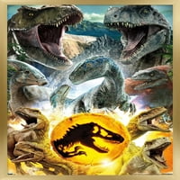 Jurassic World: Dominion-Csoport Fali Poszter, 22.375 34 Keretes
