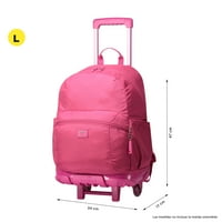 Felino Totto márka Totto Trik kerekes hátizsák rózsaszín női lányok minden korosztály számára az iskolába