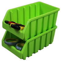 Műanyag tárolóedények készlete, Zöld