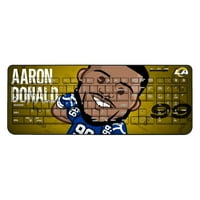 Aaron Donald Los Angeles Rams Emoji Design Vezeték Nélküli Billentyűzet