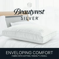 Beautyrest ezüst boríték kényelem alternatív ágypárna pamut tencel lyocell borítóval, király, csomag