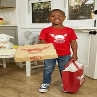 Kis Tikes GmbH első élelmiszer-szállítási készlet reális színlelni játék Taco Pizza tészta gyorsétterem kisgyermekek