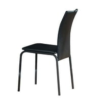 Irene, eleven, egyszerű tervezésű, egyszemélyes szék fém keret szék kárpitozott párnával otthoni irodában