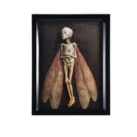 Átkozott Tárgyak Halott Árnyék Bo Kijelző Kézzel Készített Hátborzongató Mumifikálódott Holttest Művészeti Dísz
