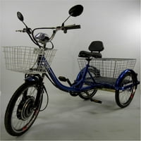 CozyTrike, felnőtt elektromos tricikli kék