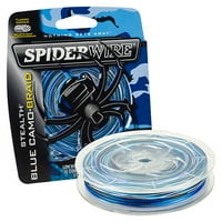 Spiderwire Stealth 6 Superline, Kék Camo, 50lb