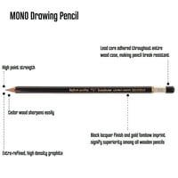 Tombow MONO rajz ceruza, 4b, grafit, 12-csomag