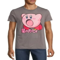 Kirby férfi grafikus pólók rövid ujjú, 2-csomag, S-3XL méretű
