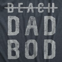 Férfi strand apa Bod póló vicces szarkasztikus Apák napja Fitness Out of Shape Novetly Tee For Guys - l grafikus pólók