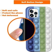 Fidget játékok Telefon tok, nyomja Poping buborék Szilikon Protecive telefon tok iPhone7 8 7Plus 8Plus X XS XR XS MAX