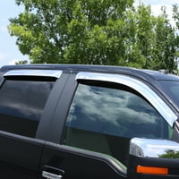 Auto Ventshade AVS króm Ventvisor oldalsó Ablakterelő, 4 darabos készlet 2007-hez-Chevrolet Tahoe GMC Yukon