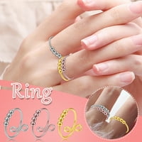 Gyűrű forgó Single-Turn and-stressz ezüst szorongás Gyűrűk spirál-Turn Gyűrűk Gyűrűk