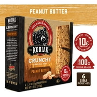 Kodiak Fehérjével Csomagolt Mogyoróvaj Ropogós Granola Bárok, 1. oz, Gróf doboz