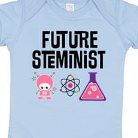 Inktastic Science Future STEMinist Scientist for Girls ajándék kislány Body