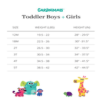 Garanimals kisgyermek fiúk lógva rövid, 12m-5t méretű