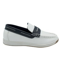 Matte- Fiúk Loafers cipő öltözködjön alkalmi cipőknek fiúknak csúsztatható alkalmi kényelmes fehér 11