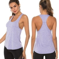 Lilgiuy női magas nyakú Crop Tank Top női Sport Fitness Tank Top Sportos alsónadrág jóga póló gyors száraz mellény