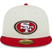 Férfi Új korszak krém San Francisco 49ers Retro 59fifty felszerelt kalap