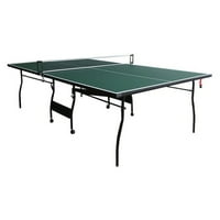 Tt12gr beltéri hordozható teniszasztal Hálókészlettel és görgő kerekekkel, Zöld