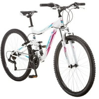 26 Mongoose párkány 2. Női hegyi kerékpár, fehér lila