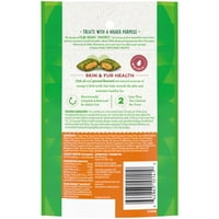 Greenies Feline Smartbites Egészséges Bőr & Fur Treat Csirke Íz 2. oz