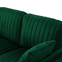 Aukfa bársony akcentus szék- túltermelt egyszemélyes kanapé szék- tufed-tofled- lesoephes szék- zöld