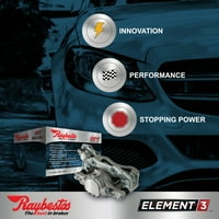 Raybestos Element új lemezelt Féknyergek, jobb hátsó, kiválasztott Toyota RAV modellekhez, FRC12013N