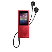 Sony 16 GB-os MP3 videolejátszó, piros, NW-E395 R