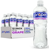 Propel szőlő ízesített fokozott víz elektrolitokkal, 16. oz, palackok