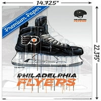 Philadelphia Flyers-Csepegtető Korcsolya Fali Poszter, 14.725 22.375