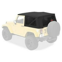 Bestop 79136-Jeep Wrangler 2-ajtó sötétített ablakokkal vitorlás csere-a-Top, fekete gyémánt illik válasszon: JEEP