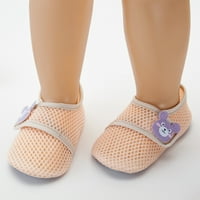 Kisgyermek fiúk lányok Csúszásmentes nyári nyomtatás Lélegző első sétálók Prewalker padló puha zokni cipő 6M-4.5 y
