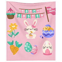 Dicasser tavaszi húsvéti dobás takaró párnahuzattal színes dekoratív puha hangulatos nyomtatási Takarók otthoni kanapéhoz,